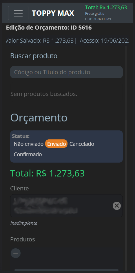 Versão mobile otimizada para uso offline